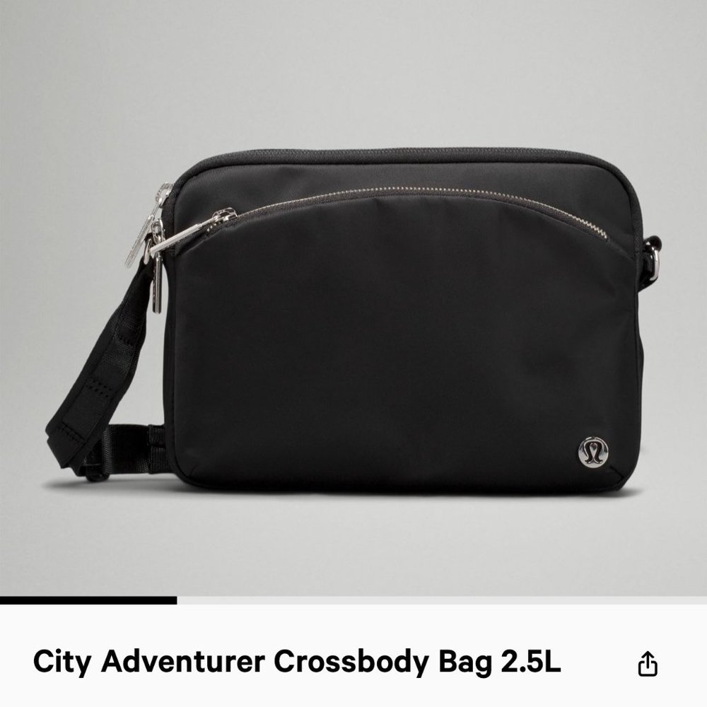 Lululemon City Adventurer Crossbody Bag 2.5L Black